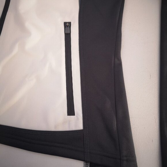 Elevate Ladies White & Grey Athletic Full Zip Jacket - Picture 4 of 10